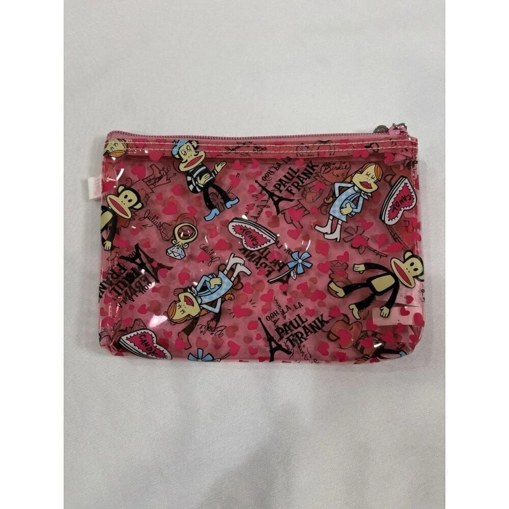 Paul Frank Julius And Friends Zipper Pouch 7” X 5”